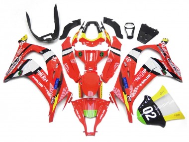 Affordable 2011-2015 Kawasaki ZX10R Motorcycle Fairings - Red Yellow White Black Green Blue Trick Star 02 Australia