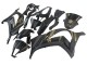 2011-2015 Kawasaki ZX10R Motorcycle Fairings - Matte Black Gold Snow Elf Australia