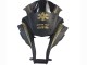 2011-2015 Kawasaki ZX10R Motorcycle Fairings - Matte Black Gold Snow Elf Australia