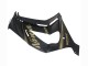 2011-2015 Kawasaki ZX10R Motorcycle Fairings - Matte Black Gold Snow Elf Australia