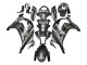 2011-2015 Kawasaki ZX10R Motorcycle Fairings - Matte Black Green Elf Australia