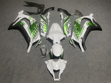 Affordable 2011-2015 Kawasaki ZX10R Motorcycle Fairings - White Green Matte Black Australia