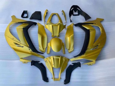 Affordable 2011-2015 Kawasaki ZX10R Motorcycle Fairings - Gold Black Australia