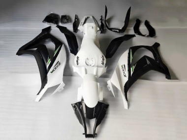 Affordable 2011-2015 Kawasaki ZX10R Motorcycle Fairings - White Matte Black Green Decals Australia