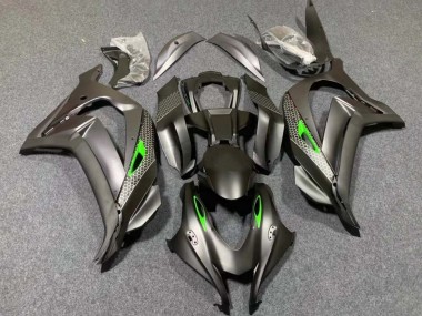 Affordable 2016-2020 Kawasaki ZX10R Motorcycle Fairings - Matte Black Green Honeycomb Australia