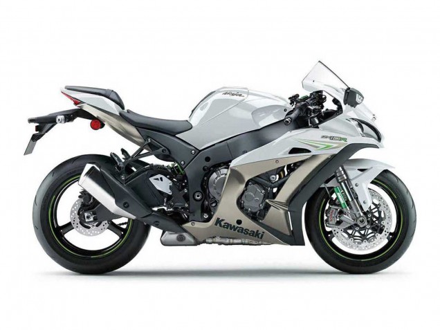 2016-2020 Kawasaki ZX10R Motorcycle Fairings - Pearl White Green Australia