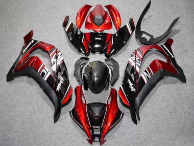 Affordable 2016-2020 Kawasaki ZX10R Motorcycle Fairing - Red Glossy Black White Australia