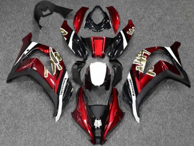 Affordable 2016-2020 Kawasaki ZX10R Motorcycle Fairings - Red Glossy Black White Australia