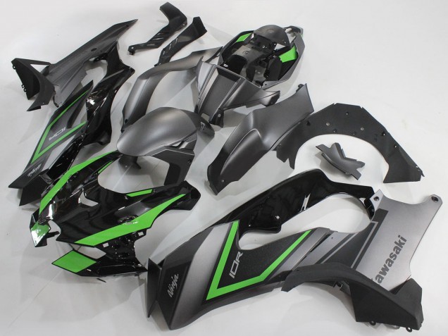2021-2025 Kawasaki ZX10R Motorcycle Fairings - Grey Green Black Australia