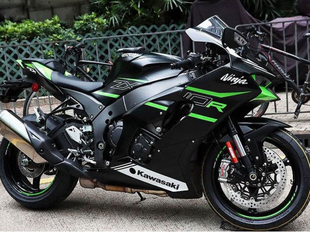 2021-2025 Kawasaki ZX10R Motorcycle Fairings - Black Green White Australia
