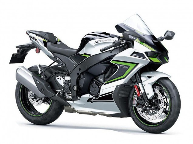 2021-2025 Kawasaki ZX10R Motorcycle Fairings - Silver Grey Green Black Australia