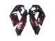 2006-2011 Kawasaki ZX14R ZZR1400 Motorcycle Fairing Kits - Glossy Black Red Flame Australia