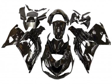 Affordable 2012-2024 Kawasaki ZX14R ZZR1400 Motorcycle Fairings - Glossy Black Matte Black White Ninja Australia