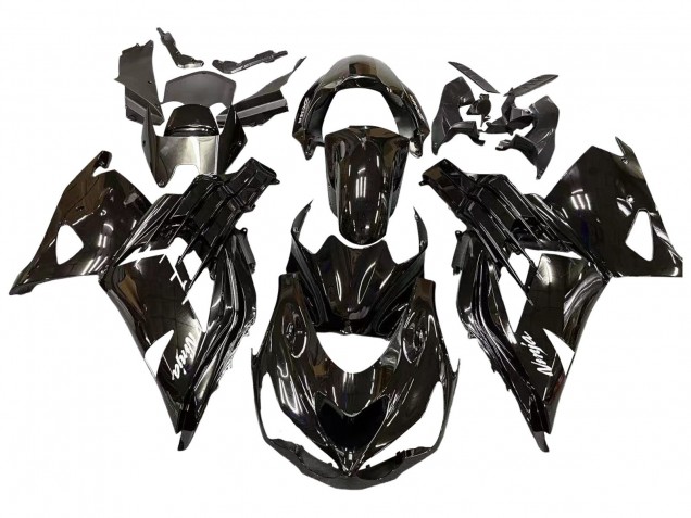 2012-2024 Kawasaki ZX14R ZZR1400 Motorcycle Fairings - Glossy Black Matte Black White Ninja Australia