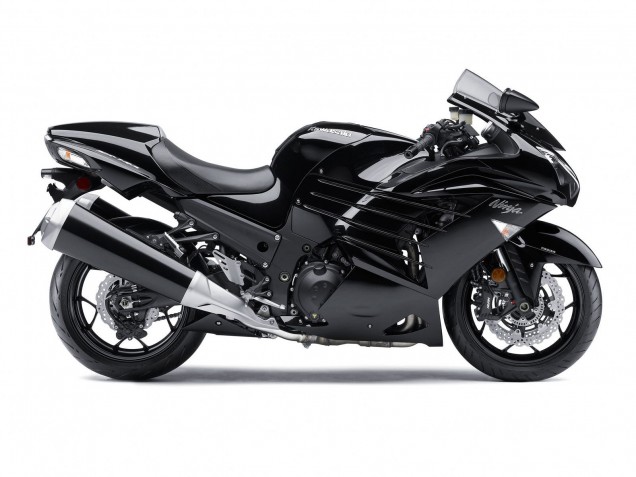 2012-2024 Kawasaki ZX14R ZZR1400 Motorcycle Fairings - Glossy Black Matte Black White Ninja Australia