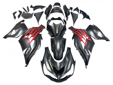 Affordable 2012-2024 Kawasaki ZX14R ZZR1400 Motorcycle Fairings - Matte Black Red White Ninja Australia