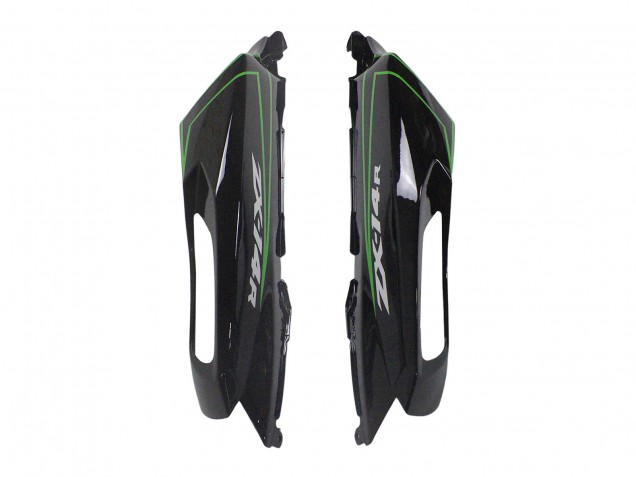 2012-2024 Kawasaki ZX14R ZZR1400 Motorcycle Fairings - Green Glossy Black Stripe Australia