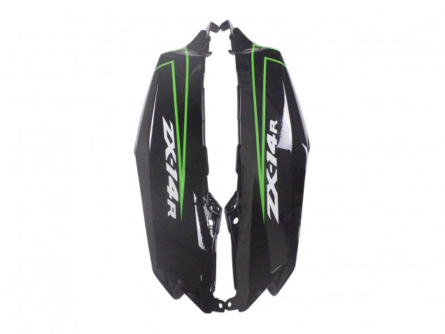 2012-2024 Kawasaki ZX14R ZZR1400 Motorcycle Fairings - Green Glossy Black Stripe Australia
