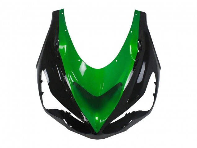 2012-2024 Kawasaki ZX14R ZZR1400 Motorcycle Fairing Kits - Green Glossy Black Australia