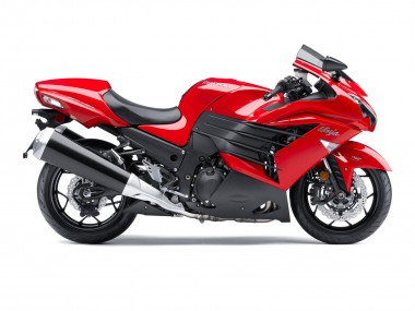 Affordable 2012-2024 Kawasaki ZX14R ZZR1400 Motorcycle Fairing - Red Matte Black Australia