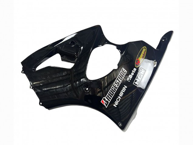 1998-1999 Kawasaki ZX6R Motorcycle Fairings - Glossy Black Yellow Elf Bridgestone Australia