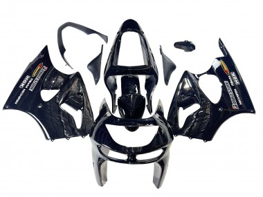 Affordable 1998-1999 Kawasaki ZX6R Motorcycle Fairings - Glossy Black Yellow Elf Bridgestone Australia