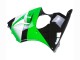 1998-1999 Kawasaki ZX6R Motorcycle Fairings - Green White Glossy Black Australia