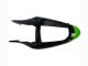 1998-1999 Kawasaki ZX6R Motorcycle Fairings - Green Glossy Black Elf Bridgestone Australia