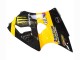 1998-1999 Kawasaki ZX6R Motorcycle Fairings - Yellow Black Monster Elf Bridgestone Australia