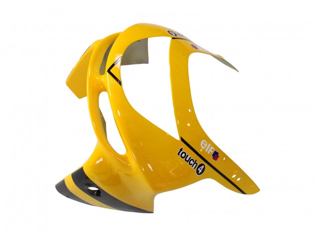 1998-1999 Kawasaki ZX6R Motorcycle Fairings - Yellow Black Monster Elf Bridgestone Australia