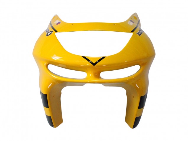 1998-1999 Kawasaki ZX6R Motorcycle Fairings - Yellow Black Monster Elf Bridgestone Australia