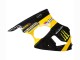 1998-1999 Kawasaki ZX6R Motorcycle Fairings - Yellow Black Monster Elf Bridgestone Australia