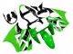2000-2002 Kawasaki ZX6R Motorcycle Fairings - Green White Black Australia