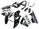 2000-2002 Kawasaki ZX6R Motorcycle Fairings - Glossy Black White West Michelin Australia