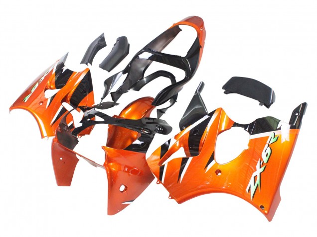 2000-2002 Kawasaki ZX6R Motorcycle Fairings - Orange Black Australia