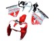 2000-2002 Kawasaki ZX6R Motorcycle Fairings - White Red Black Australia