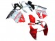 2000-2002 Kawasaki ZX6R Motorcycle Fairings - White Red Black Australia