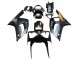 2003-2004 Kawasaki ZX6R Motorcycle Fairings - Matte Black Gold 636 Australia