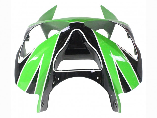 2003-2004 Kawasaki ZX6R Motorcycle Fairings - Green White Black Australia