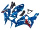 2003-2004 Kawasaki ZX6R Motorcycle Fairings - Blue White Red Shark Australia