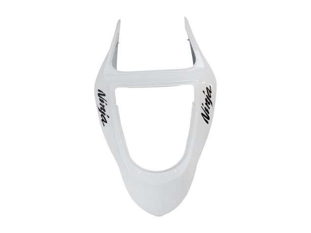 2003-2004 Kawasaki ZX6R Motorcycle Fairings - White Black Decals Australia