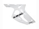 2003-2004 Kawasaki ZX6R Motorcycle Fairings - White Black Decals Australia