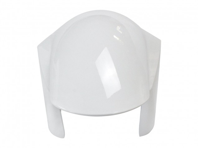 2003-2004 Kawasaki ZX6R Motorcycle Fairings - White Black Decals Australia