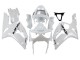 2003-2004 Kawasaki ZX6R Motorcycle Fairings - White Black Decals Australia