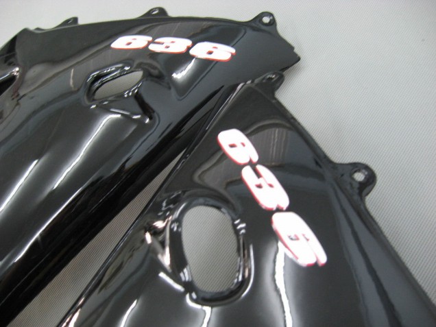 2003-2004 Kawasaki ZX6R Motorcycle Fairings - Glossy Black Australia