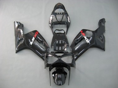 Affordable 2003-2004 Kawasaki ZX6R Motorcycle Fairings - Glossy Black Australia