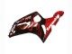 2003-2004 Kawasaki ZX6R Motorcycle Fairings - Glossy Black Red Flame Australia