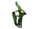 2003-2004 Kawasaki ZX6R Motorcycle Fairings - Glossy Black Green Flame Australia