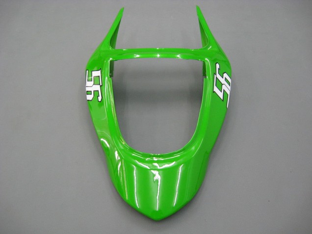 2003-2004 Kawasaki ZX6R Motorcycle Fairings - Green White Black Elf Bridgestone Australia