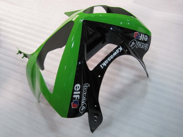 2003-2004 Kawasaki ZX6R Motorcycle Fairings - Green Black Elf Bridgestone Australia
